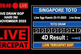 Pengeluaran Sgp Live Draw Youtube